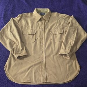 Pendleton Vintage Tan Button Down Shirt